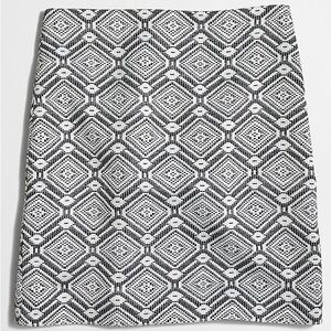 J.Crew Diamond Jacquard Mini Skirt